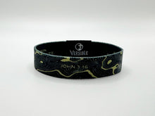 Load image into Gallery viewer, Gold Vein / John 3:16 Wristband
