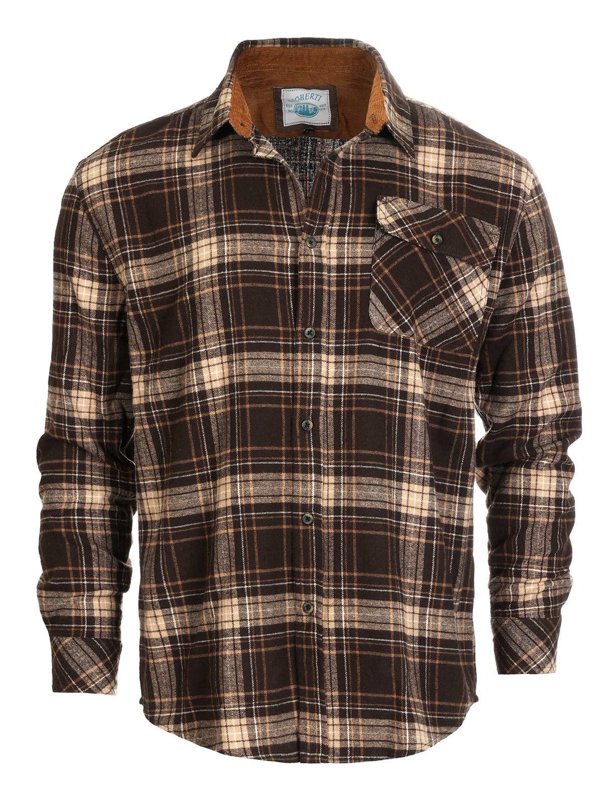 Timberline Plaid Corduroy Men’s Flannel