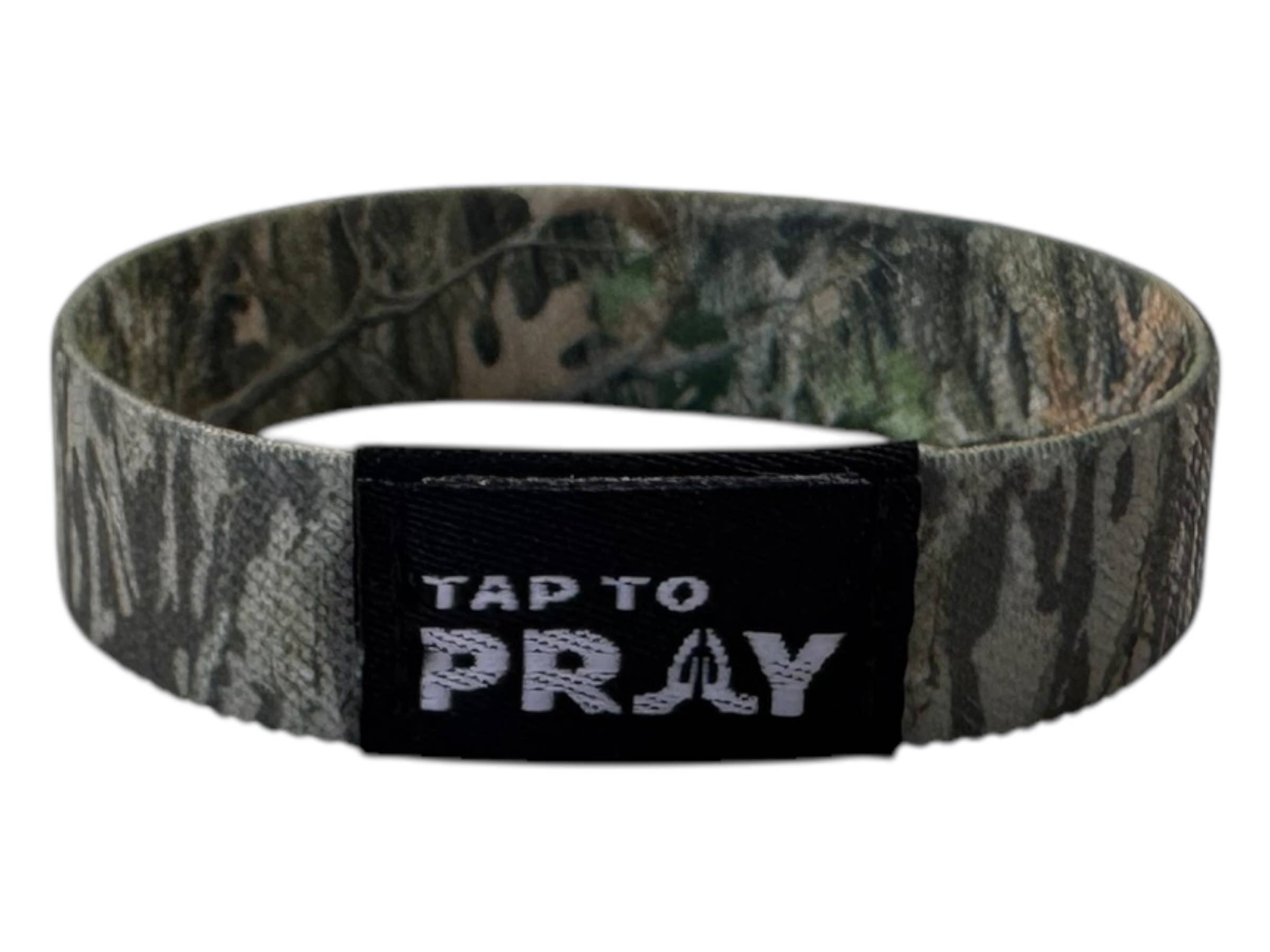 Tap To Pray™ Wristbands - Forest & Tree Bark Camo