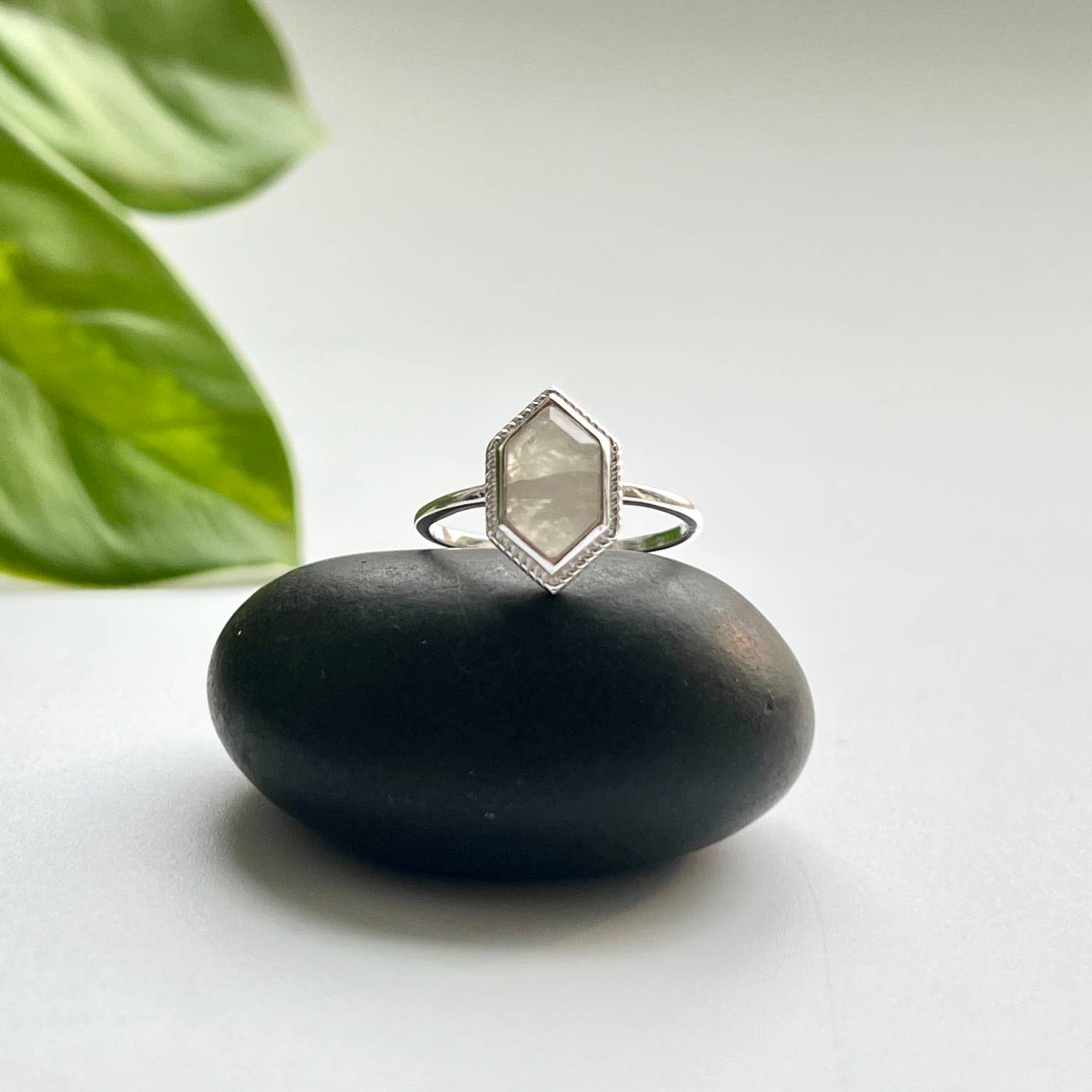 Endless Praise Moonstone Solitaire Ring