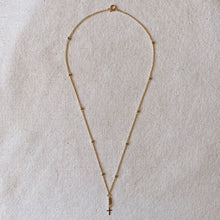 Load image into Gallery viewer, 18k Gold Filled Simple Cross Necklace
