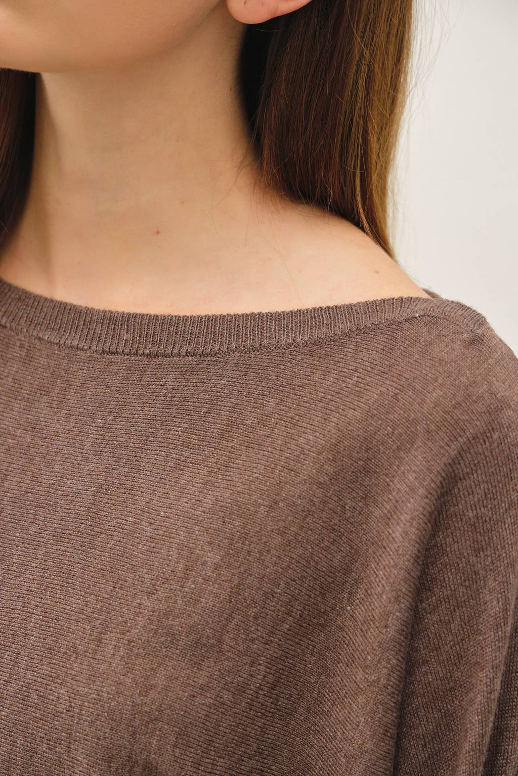 Grace- Boat Neck Fine Sweater