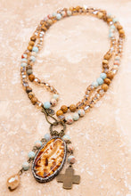 Load image into Gallery viewer, Prairie Grace Necklace in Amazonite and Jasper
