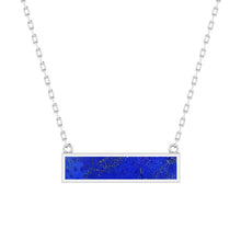 Load image into Gallery viewer, Holy Forever Natural Lapis Lazuli Pendant Necklace in 925 Silver
