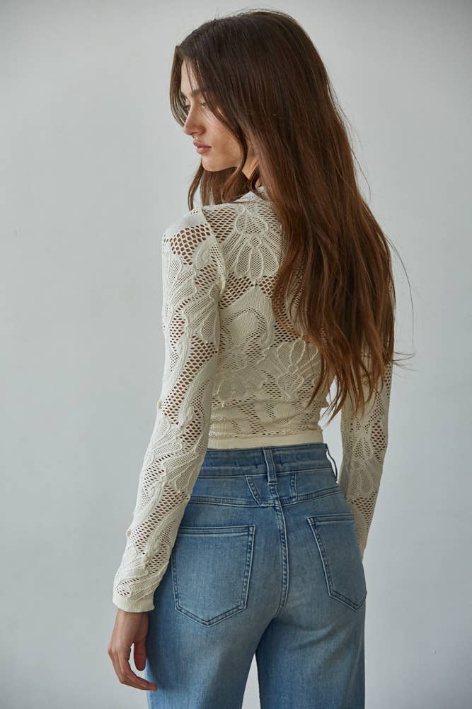 Midnight Rodeo - Lace Top