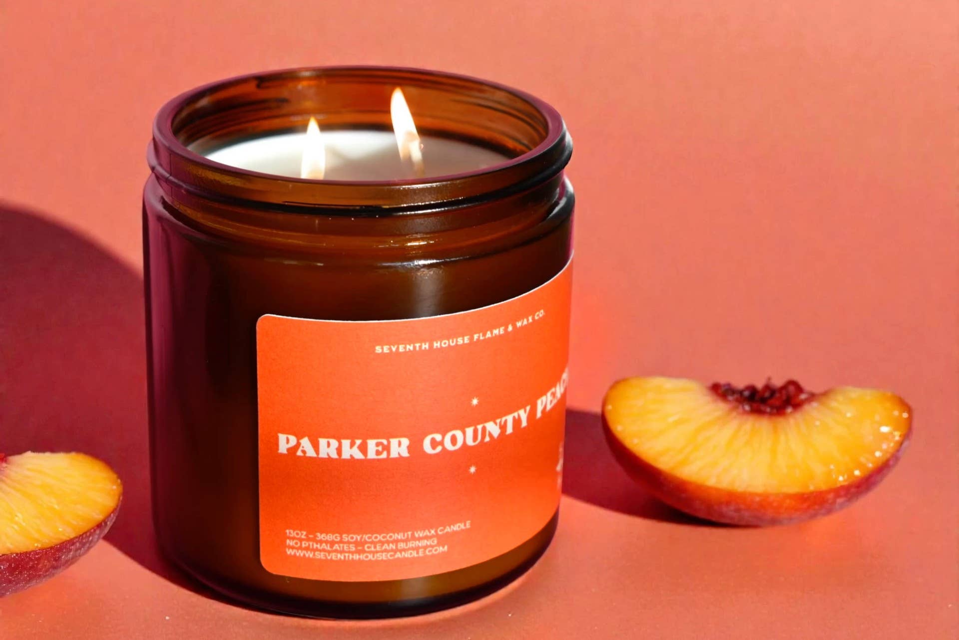 PARKER COUNTY PEACH - Fresh peach Candle