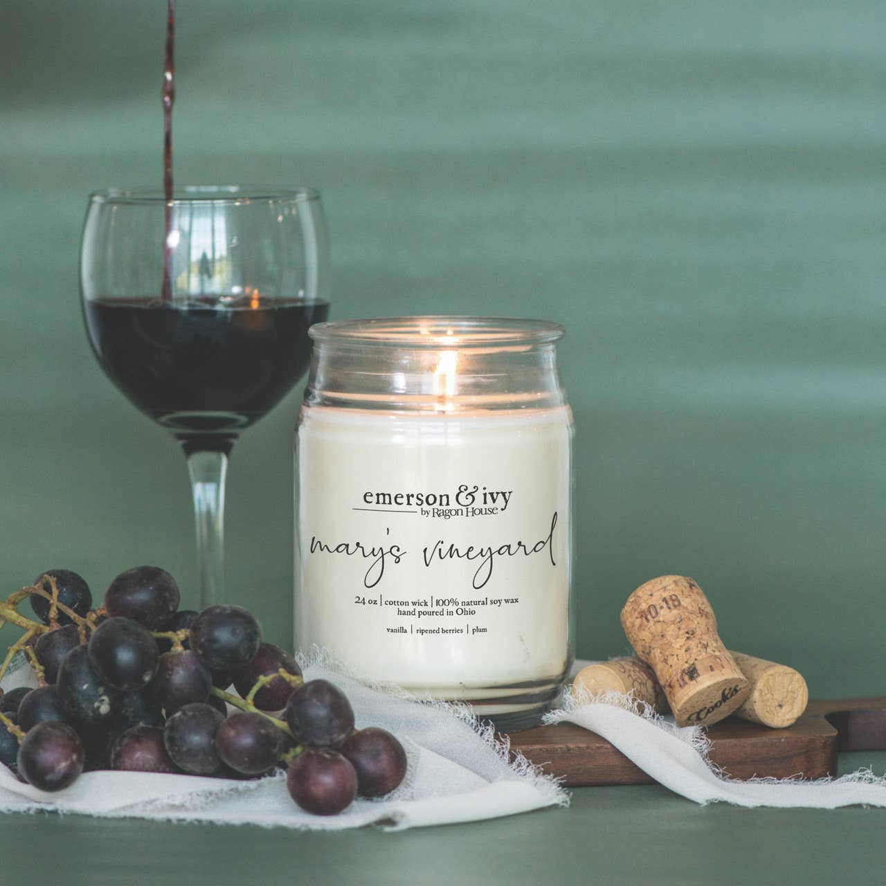 24oz MARY'S VINEYARD SOY CANDLE