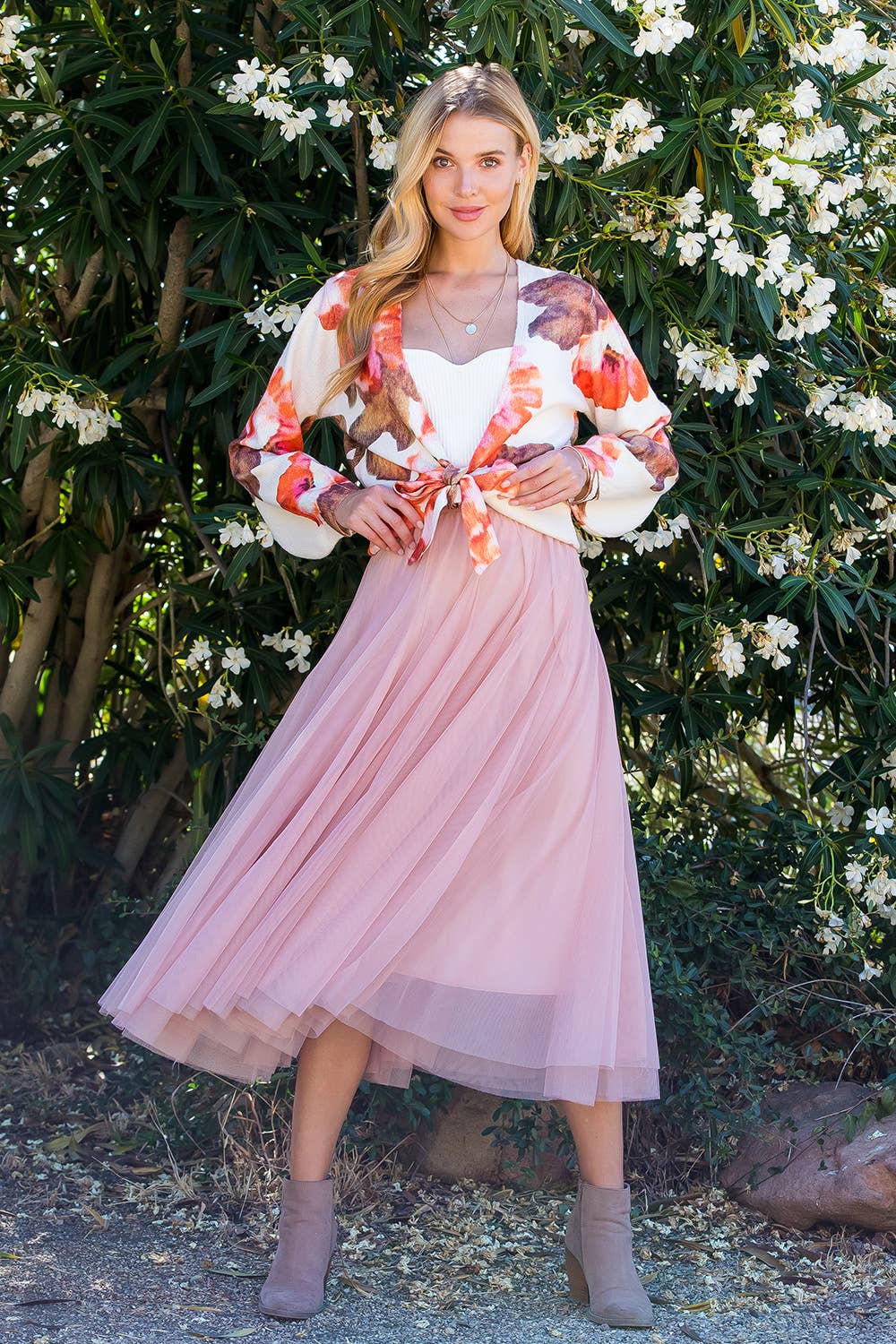 Cider Creek Floral Reversible Sweater