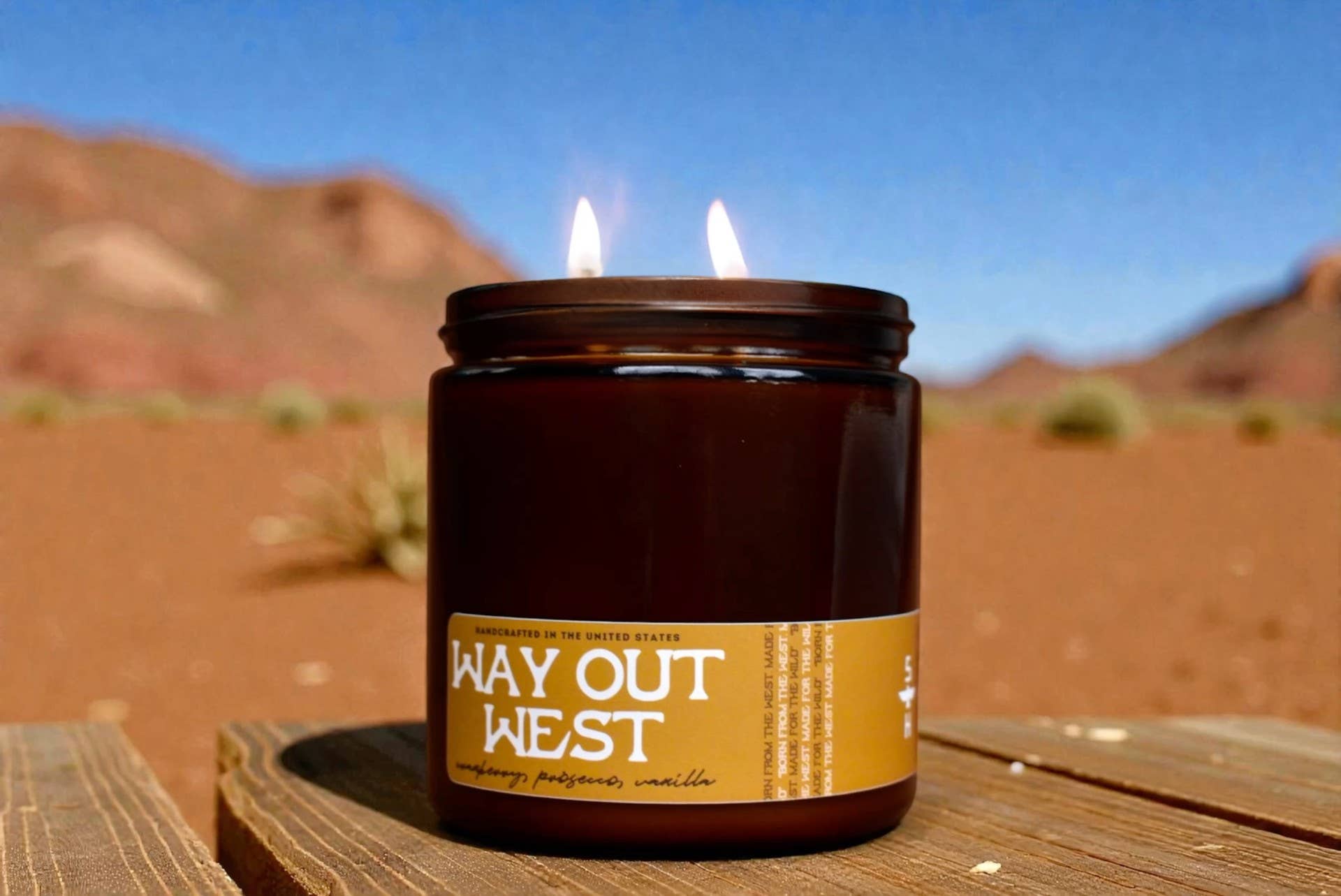 WAY OUT WEST - Cranberry, Vanilla, Citrus Candle