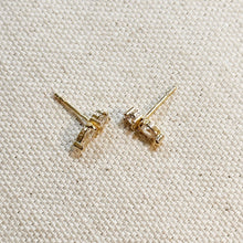 Load image into Gallery viewer, Mini CZ Drop Stud Earrings
