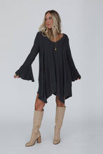 Load image into Gallery viewer, Takin’ Chances Dress - Charcoal
