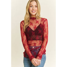 Load image into Gallery viewer, South Side of Heaven Lace Layering Top
