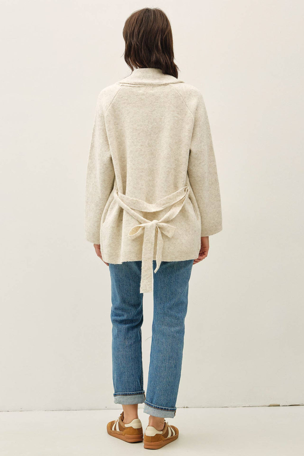 Nothing Better- Belted Longline Cardi