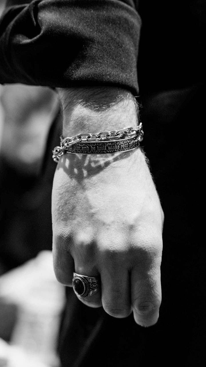 Straight Paths Men’s Bracelet