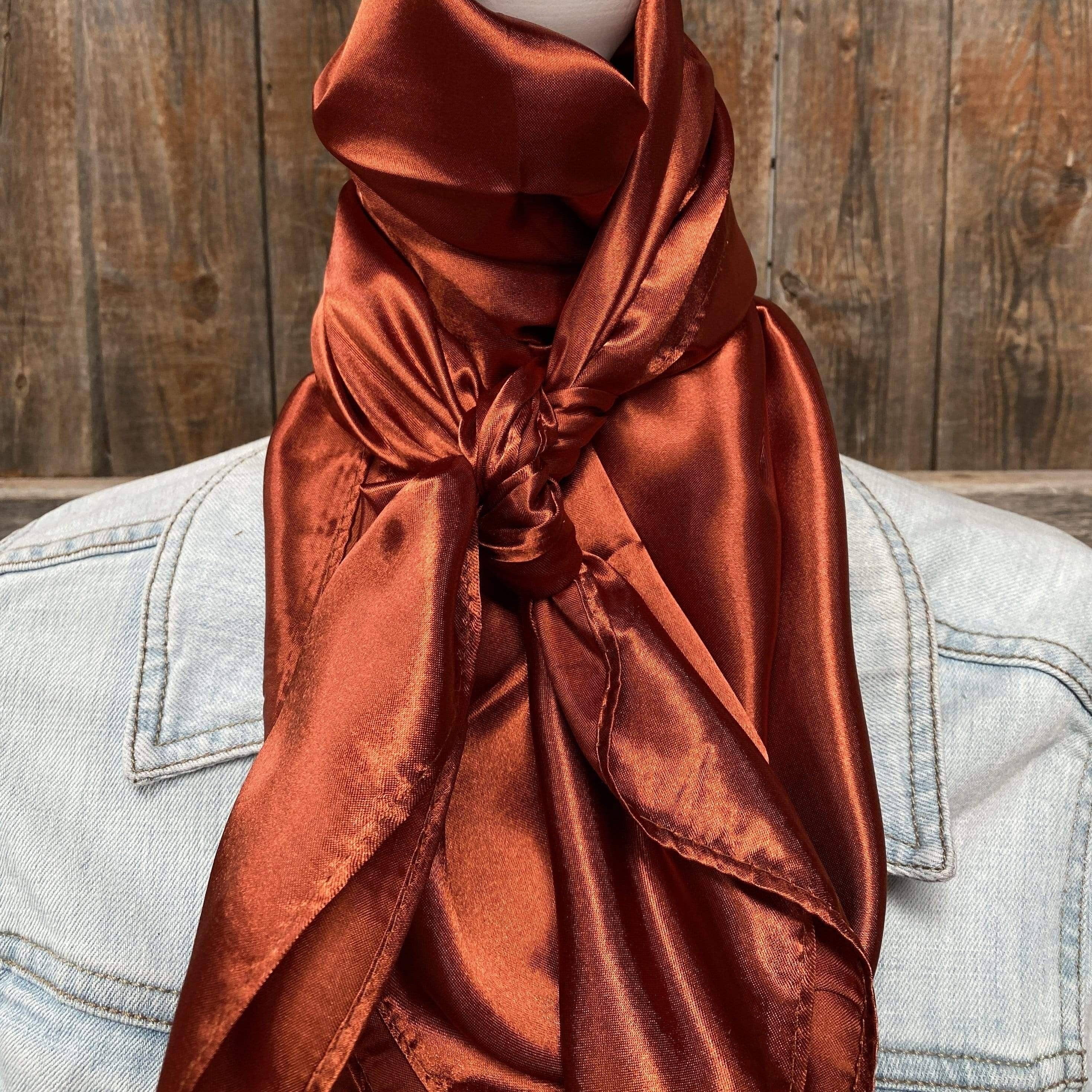 Solid Rust Wild Rag / Scarf