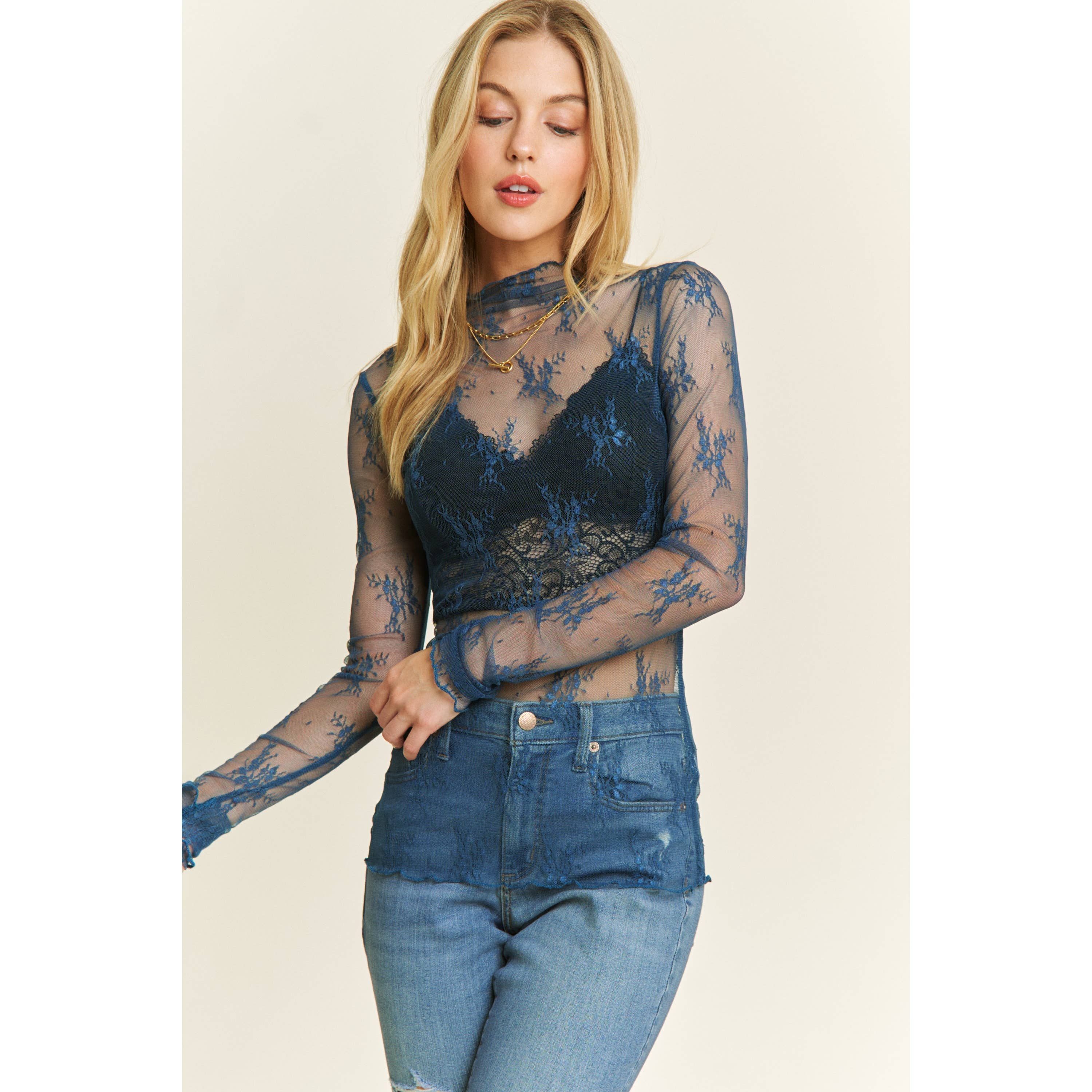 South Side of Heaven Lace Layering Top