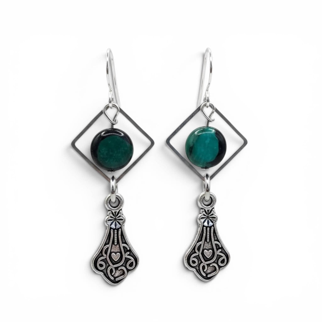 If I Die Young- Vintage Drop Earrings