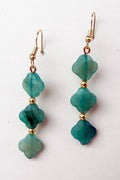 Turqouise Clover Earrings