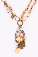 Load image into Gallery viewer, Prairie Grace Necklace in Amazonite and Jasper
