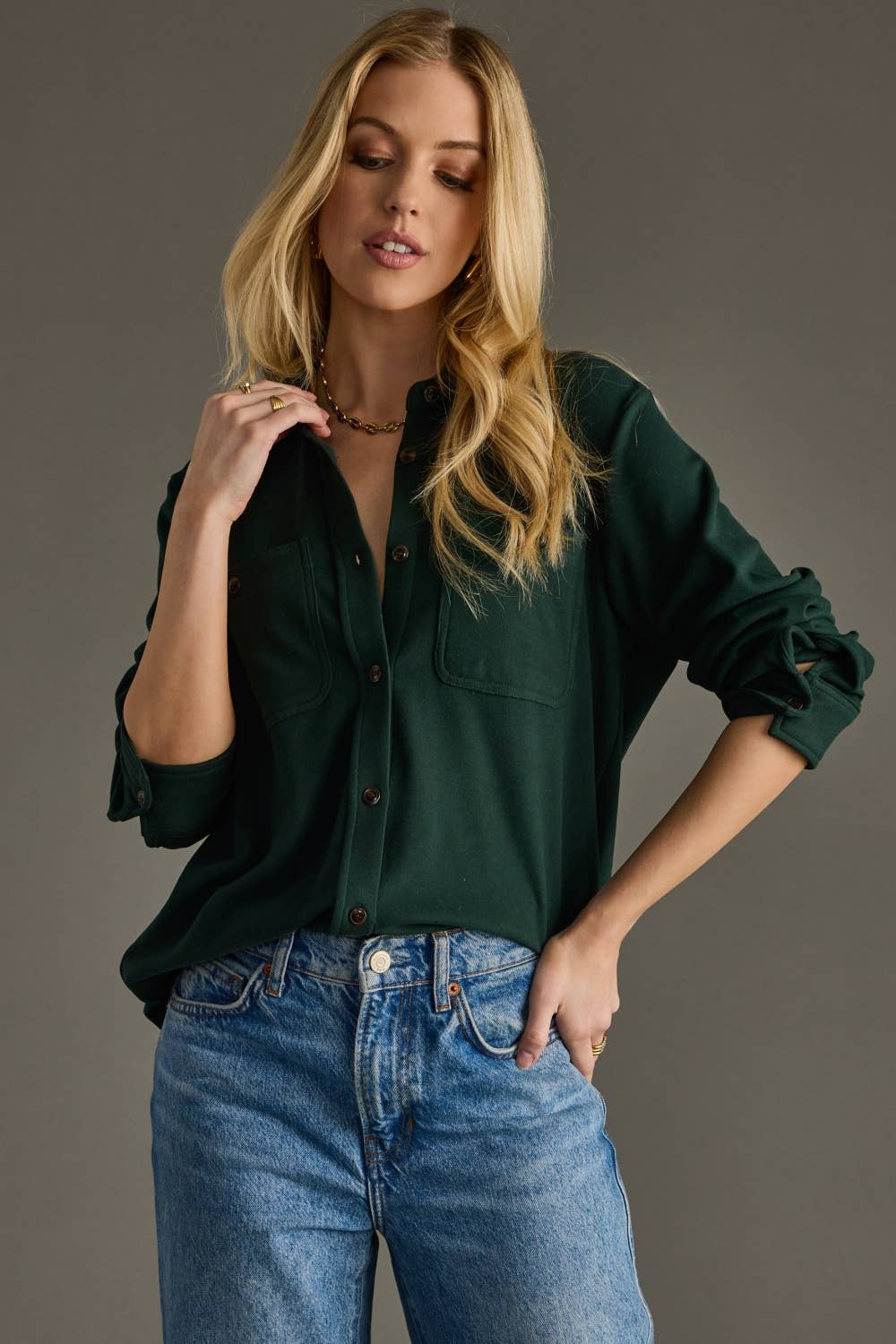 Green Thumb Button Up