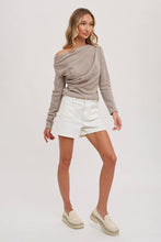 Load image into Gallery viewer, If We’re Honest One Shoulder Sweater
