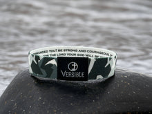 Load image into Gallery viewer, Stone Camo / Joshua 1:9 Wristband
