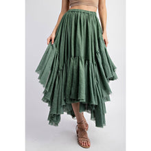 Load image into Gallery viewer, Let ‘Em Talk Asymmetrical Hemline Skirt
