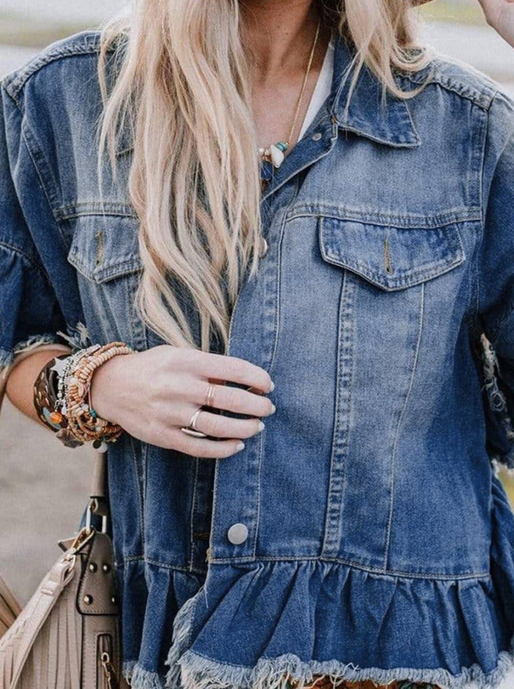 Heart’s A’Flutter Denim Jacket