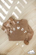 HOWDY Puff Mineral Washed Long Sleeve Graphic