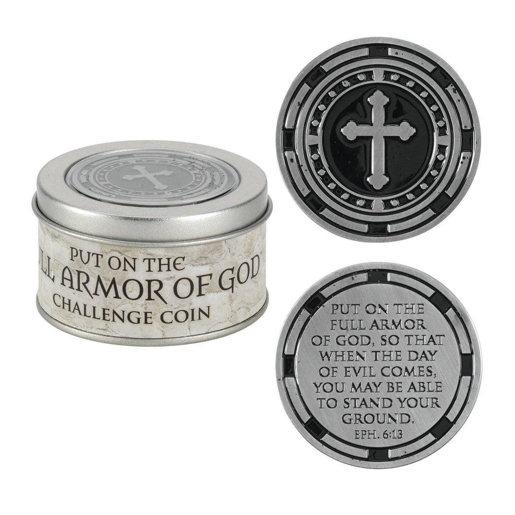 Full Armor Of God Challenge Coin