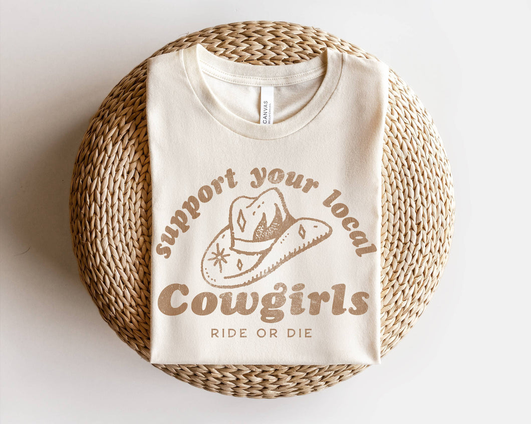 Support your Local Cowgirl Tee